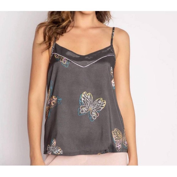 PJ Salvage Women's Loungewear All That Flutters Cami and Short SET Size Small - Picture 4 of 15